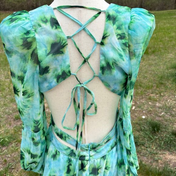 RAHI Willa Cutout Open Back Long Sleeve Dress NWT - Picture 11 of 12